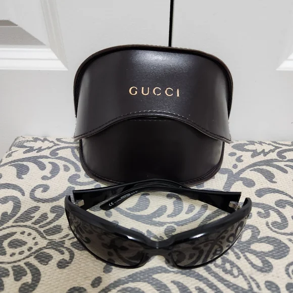SOLD!!!! VINTAGE Gucci GG 2989/S/STRASS sunglasses with Crystal GG Logo - Picture 10 of 11